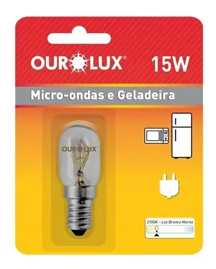 Lamp Gelad/micro 15w 220v E14 Ourolux