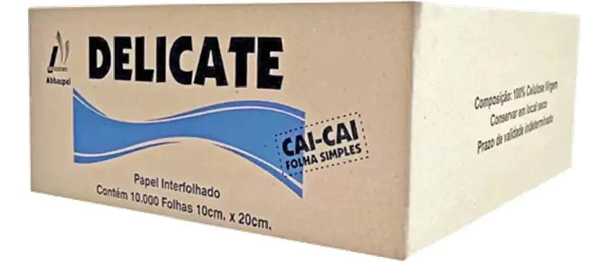 Papel higiênico Delicate Soft folha simples 10.000 unidades