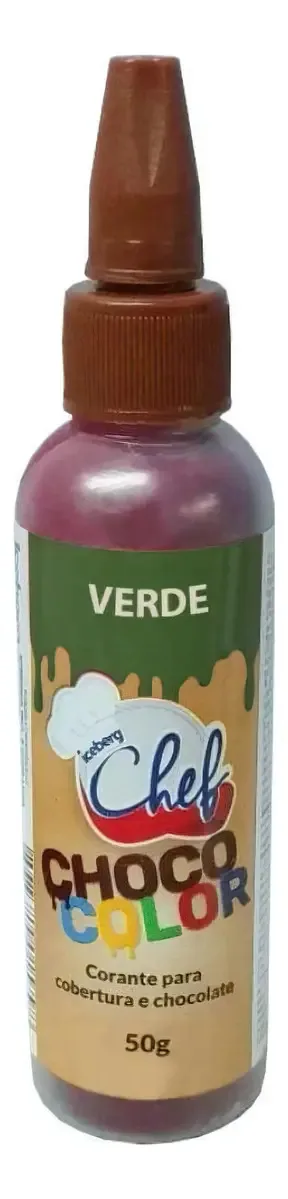 Corante Choco Color Verde 50g Iceberg