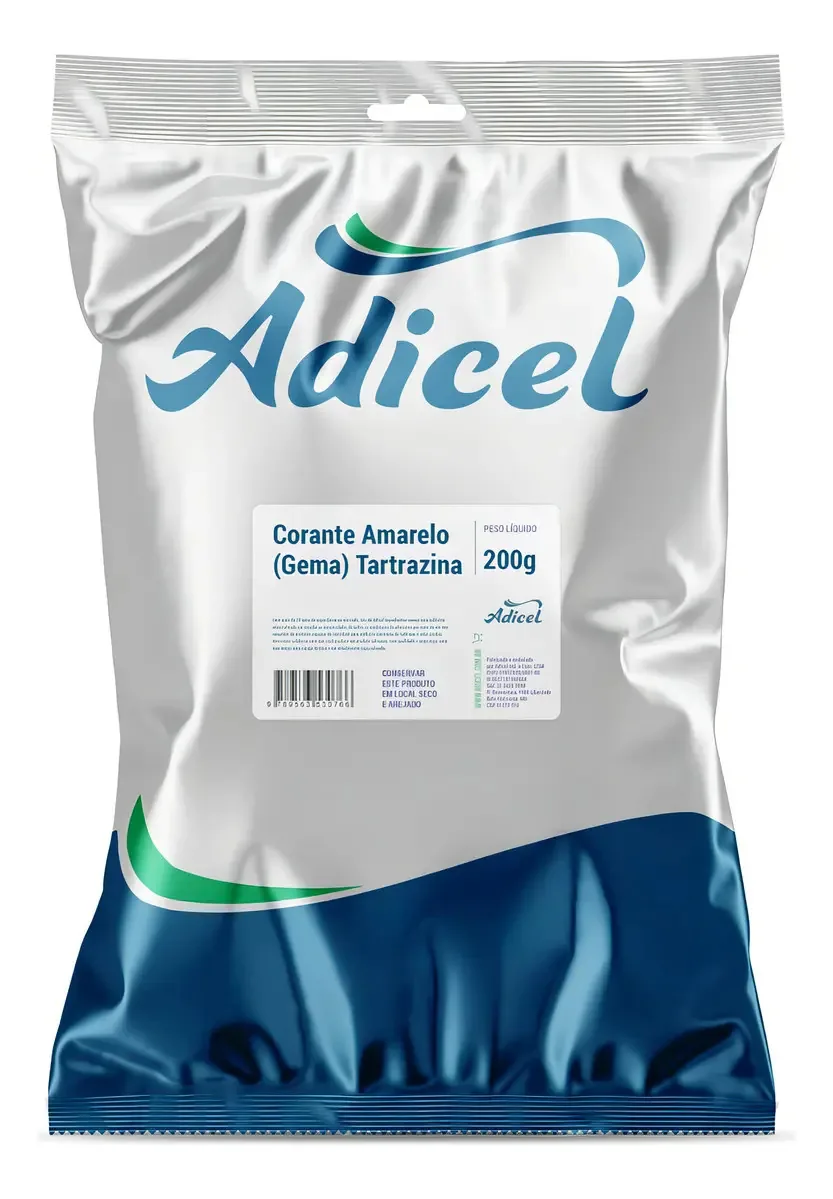 Corante Amarelo Gema 200g - Tartrazina