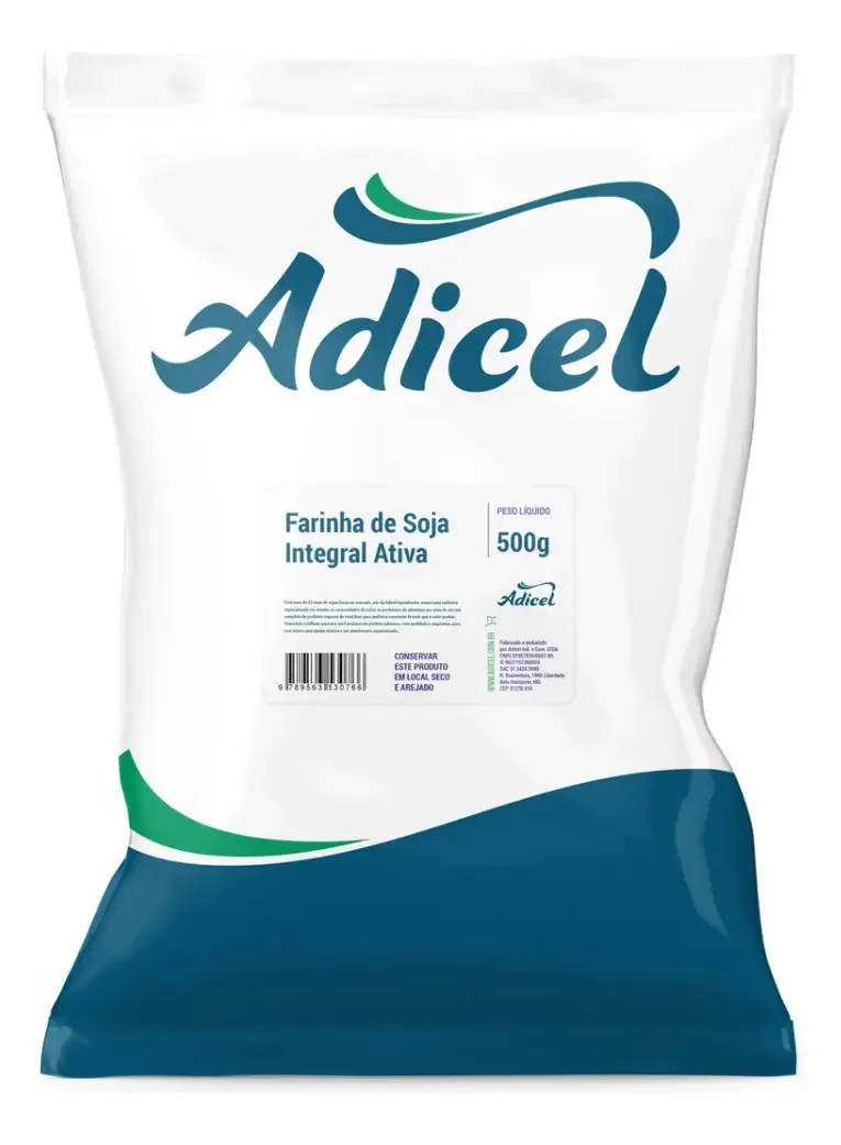 Farinha De Soja Integral Ativa - 500g