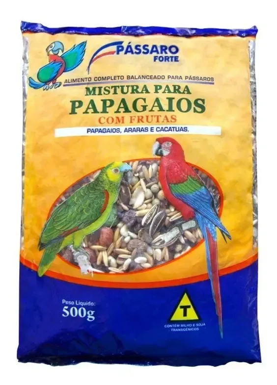 Mistura Pássaro Forte Papagaios 500g