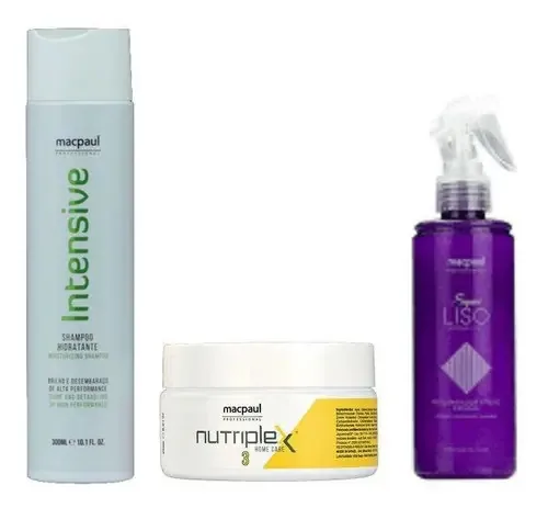 Macpaul Kit Nutriplex Alinhamento Duradouro 3 Itens