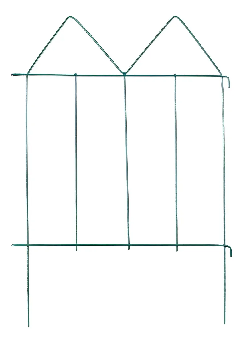 Cerca Decorativa Jardim Tela Bella 40 Cm Kit 25 Pças Verde
