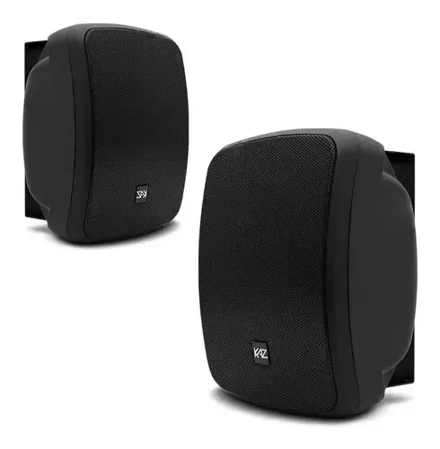 Caixa Som Ambiente Bluetooth Waterproof K5 Kaz Preto