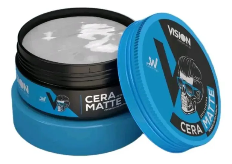 Pomada Matte Vision Cera Capilar Barbearia Profissional 70g