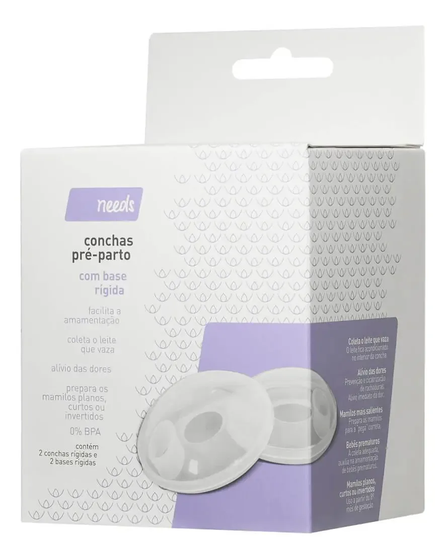 Conchas Para Seio Needs Pré-parto Base Rígida 2 Unidades