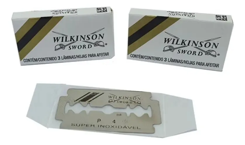 Kit 90 Laminas Barbear Wilkinson Sword Lâmina Inteira Lb-016
