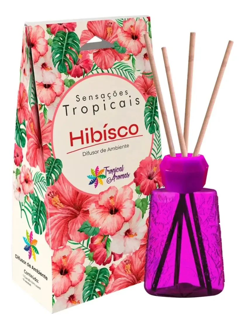 Sensaes Tropicais Difusor De Ambientes 150ml Hibsco