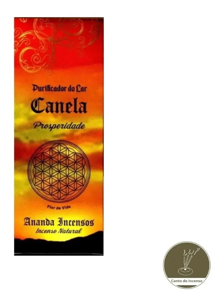 Kit Incenso Para Elevação Espiritual E Renovação Energética. Fragrância Canela
