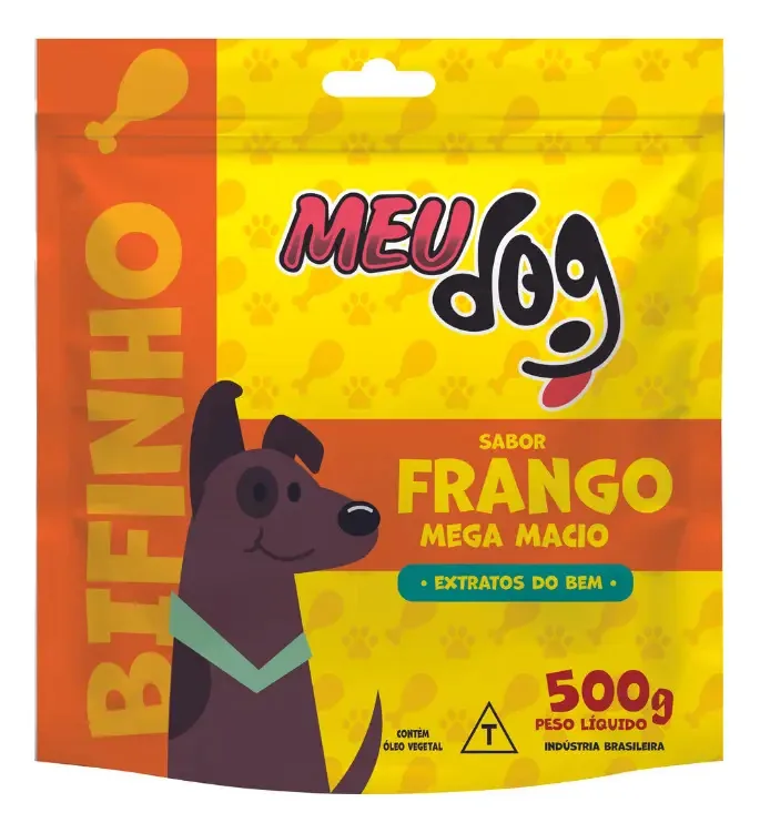 Bifinho P/caes Meu Dog 500g Frango