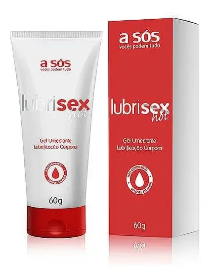 Gel Lubrisex Hot - Lubrificante Corportal - 60g