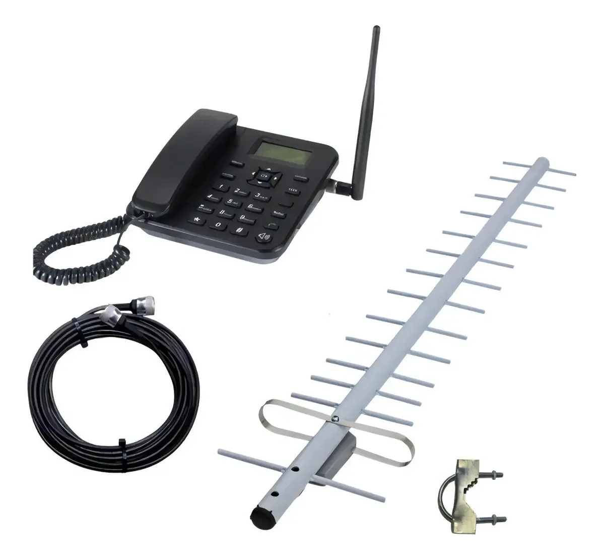 Kit Completo Telefone Rural Celular Re502
