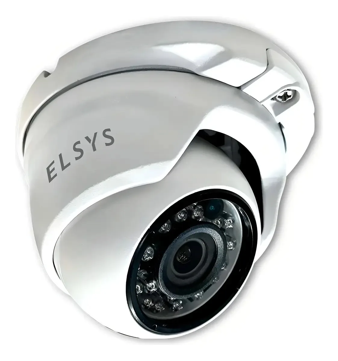 Câmera Segurança Dome Elsys 4x1 Full Hd Visão Noturna 228d Cor Branco