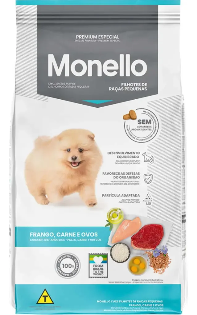 Momello S/corantes Filhotes 1kg