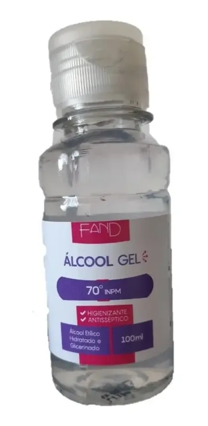 Alcool Gel Fand Hidratado E Glicerinado 70 Higienizante Fragrância Neutra