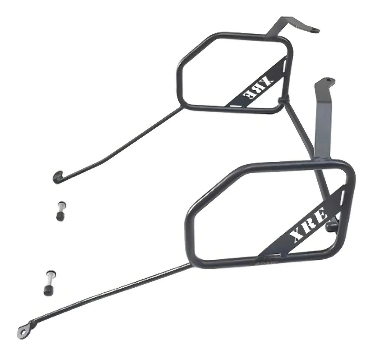Afastador Alforges Xre 300 Xre300 Adventure E Rally Chapam Cor Preto