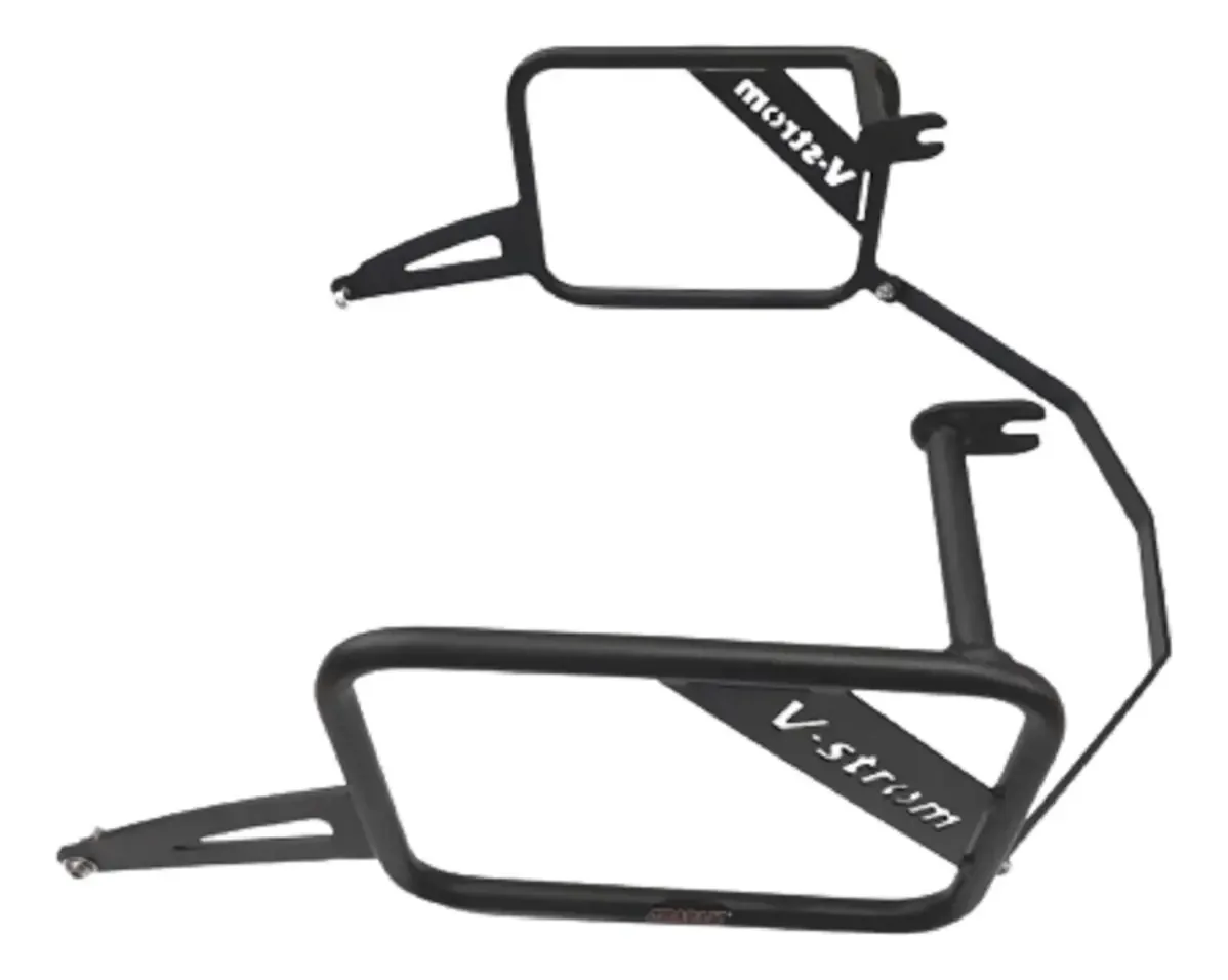 Afastador de Alforges Chapam para Moto V-Strom 1000 2003-2009 Preto Fosco