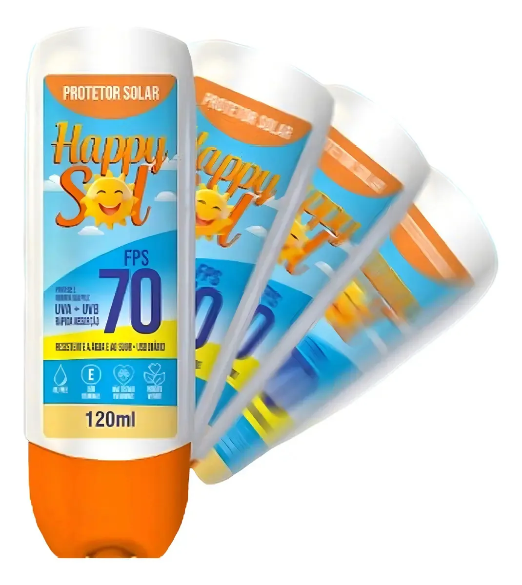 Protetor Solar Happy Sol - 70 Fps