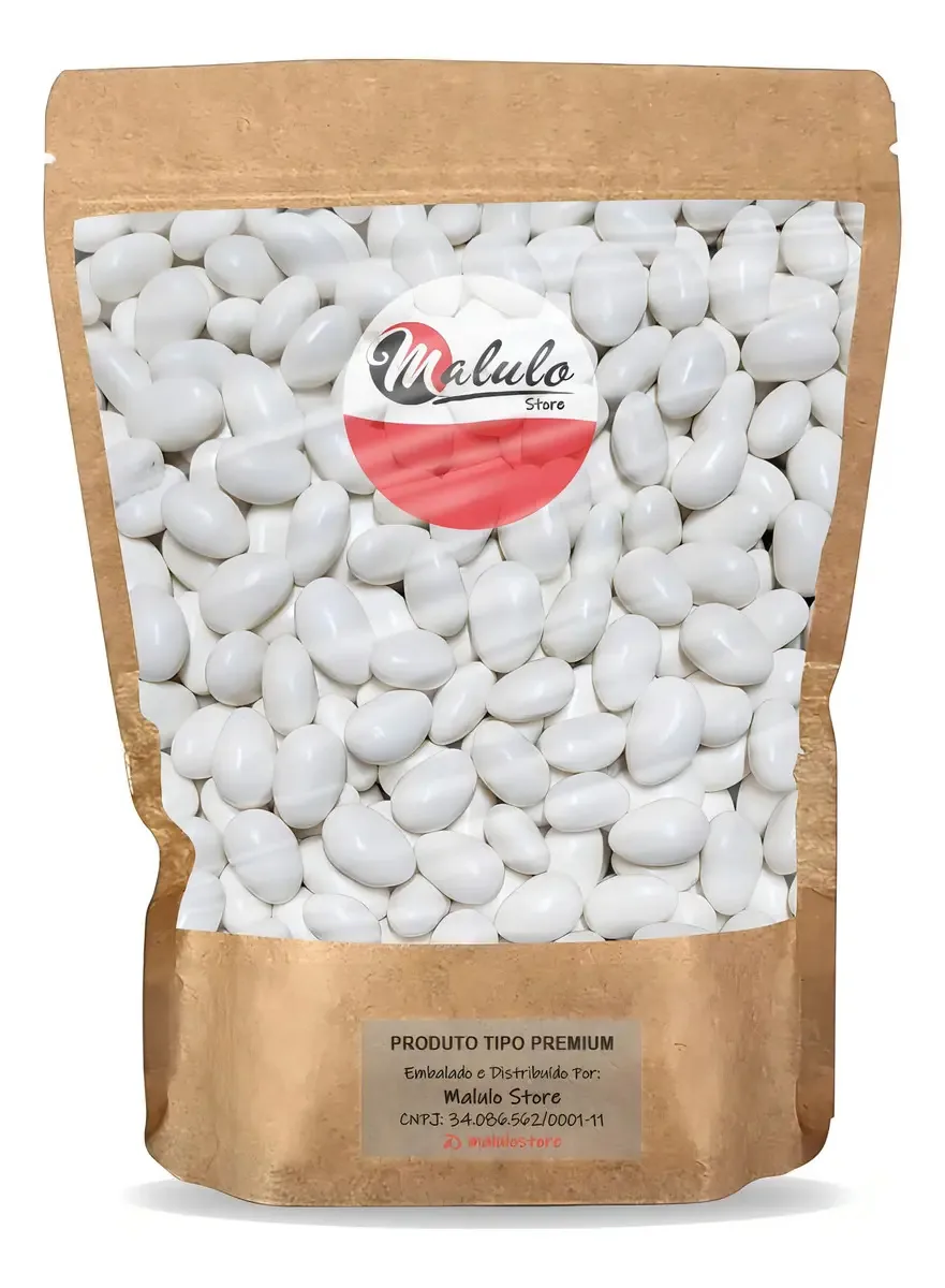 Amêndoas Brancas Importadas 250g - Lembrancinhas Casamentos