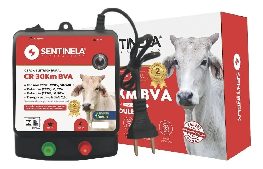 Eletrificador De Cercas Sentinela Modelo Cr 30km