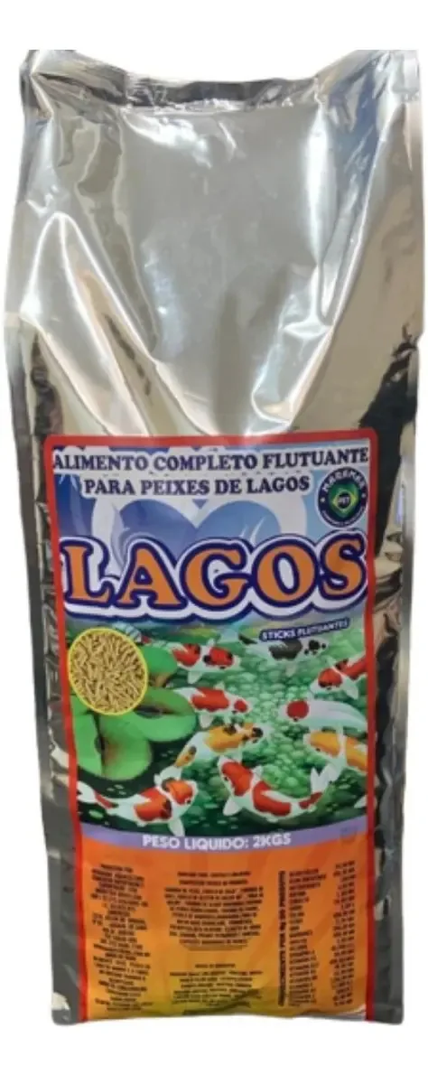 Ração Para Carpas - Lagos 2kg - Maramar