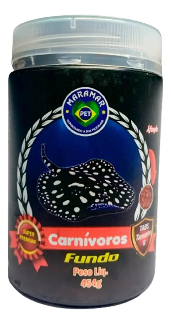 Racao Carnivoros De Fundo 454g