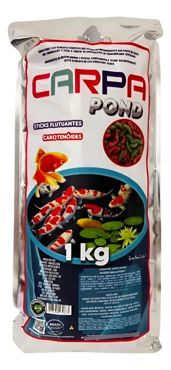 Maramar Ração Para Peixes Carpa Pond 1kg