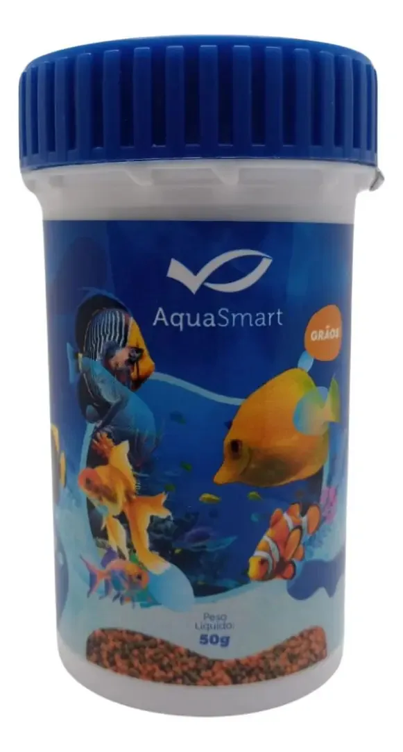 Ração Para Peixes Palhaços Aquasmart Grãos 50gr