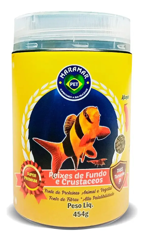 Maramar Ração Premium Peixes De Fundo E Crustáceos 454g