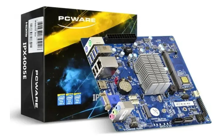 Placa Mae Intel Itx Ipx40050e Ddr4 Pcware