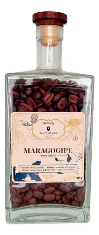 Café Santa Mônica Microlote Em Grãos 200g - (Maragogipe)