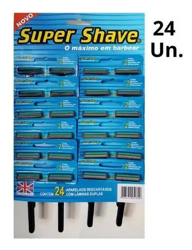 Aparelho Barbear Super Shave Azul 2und