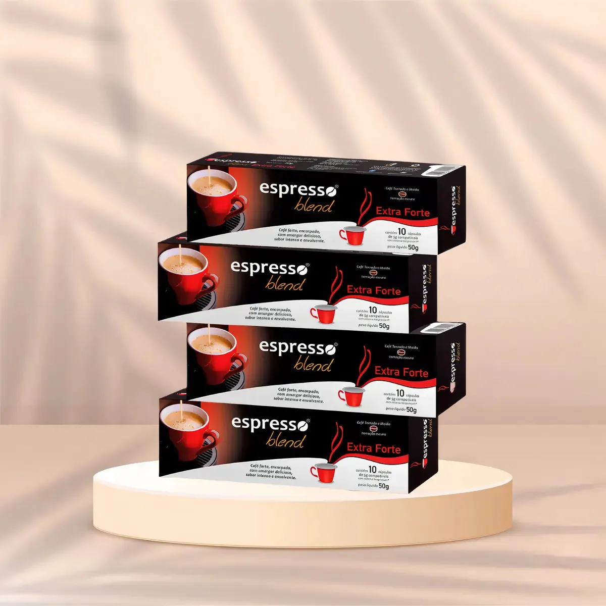 Kit Cápsulas Compatíveis Nespresso Espresso Blend Extraforte
