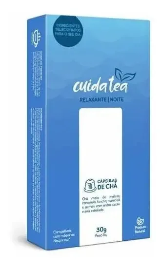 10 Cápsulas Para Nespresso Cuidatea Noite