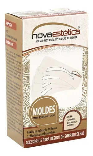 Molde P/sobrancelha Nova Estetica Molde 25un