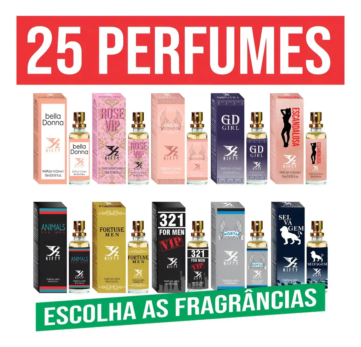 Para 25 Perfumes Kifty Parfum