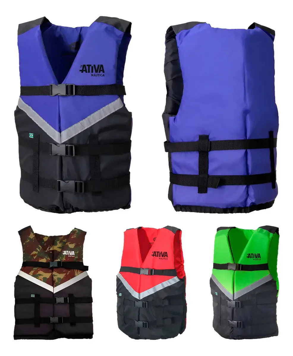 Colete Salva Vidas Ativa Canoa 2.0 (até 100kg) Cor Azul