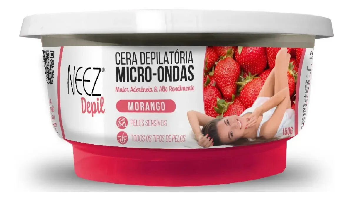 Neez Depil Cera Microondas 150g Morango