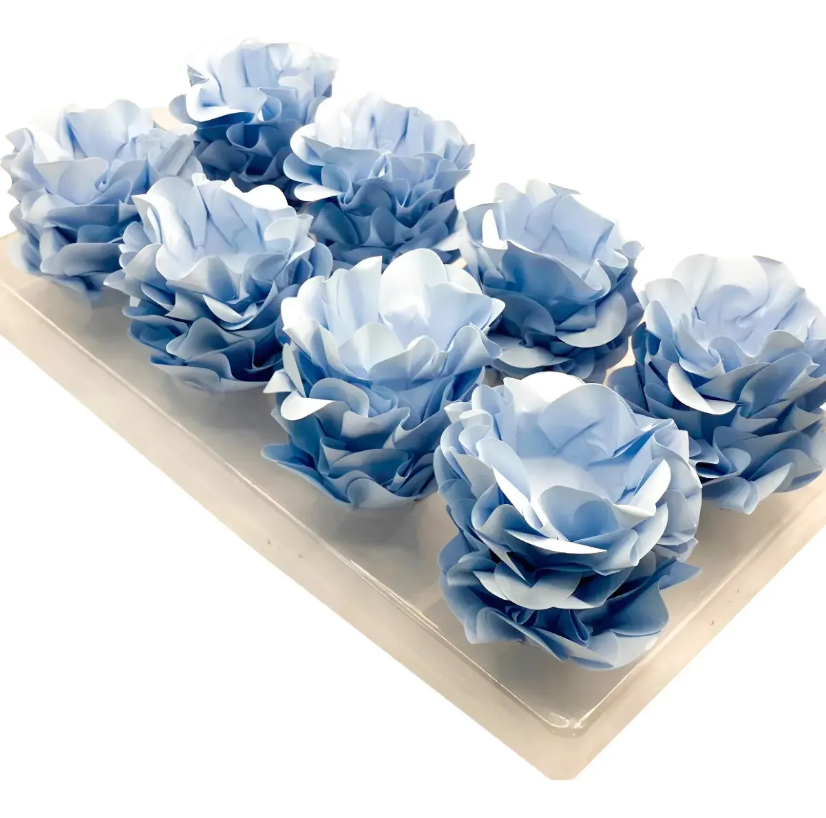 120 Forminhas Para Doces Finos Festa Casamento Style Cor Azul Candy