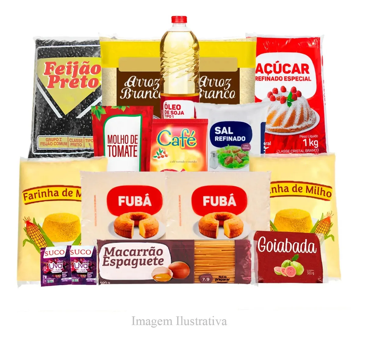 Cesta Básica - Solidariedade - Completa E Economica 16 Itens