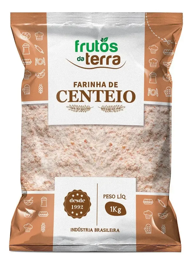 Farinha Centeio 1kg Frutos Da Terra
