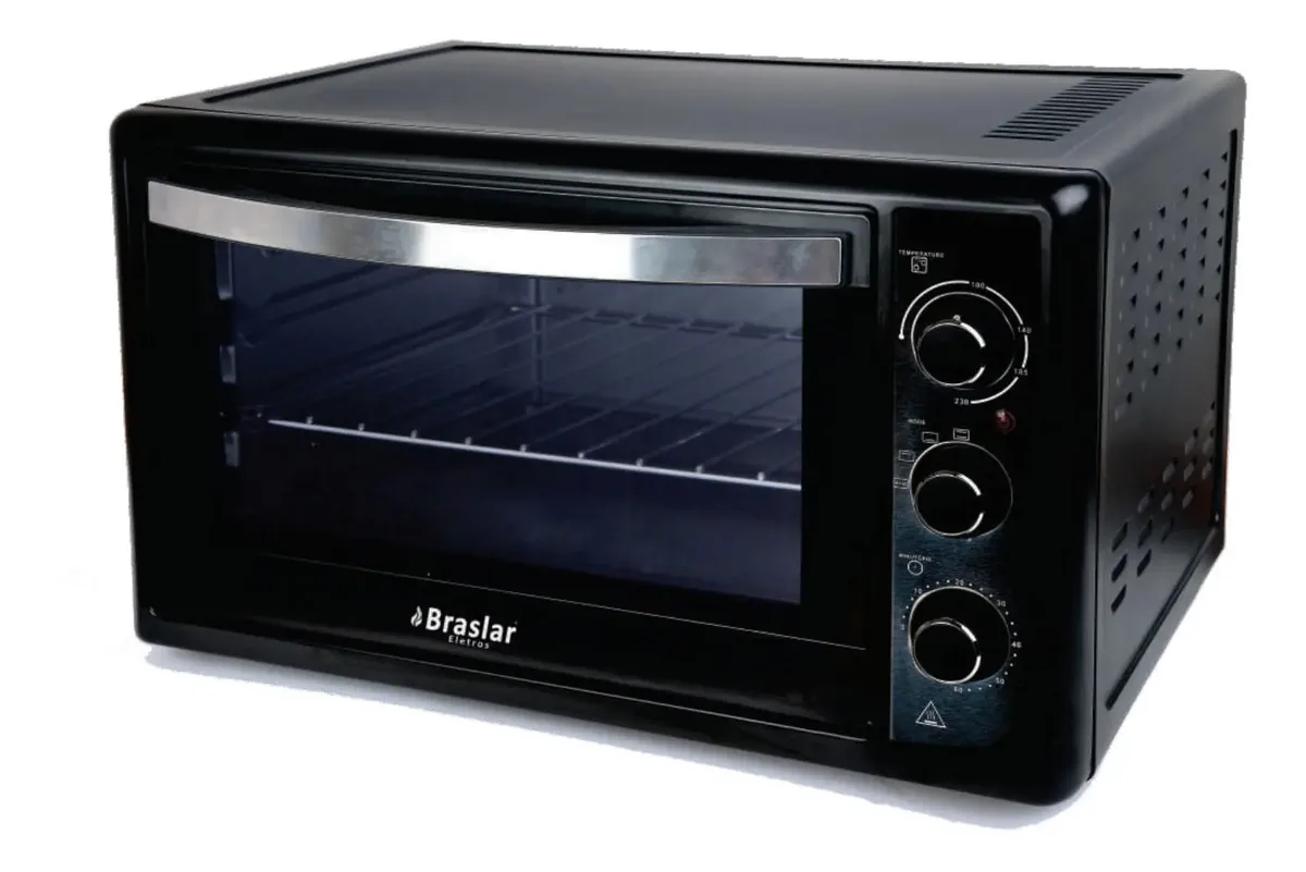 Forno de bancada elétrico Braslar Forno elétrico 46L 46L preto