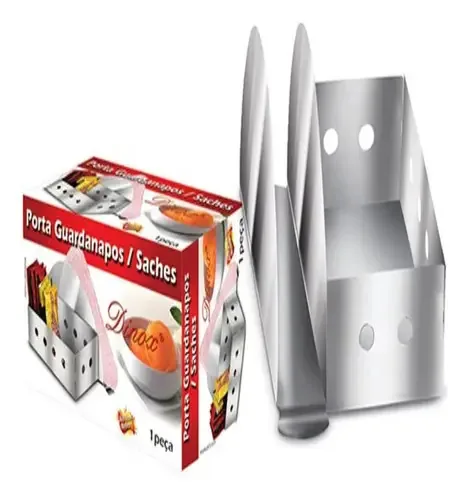 Porta Guardanapos E Saches Casual