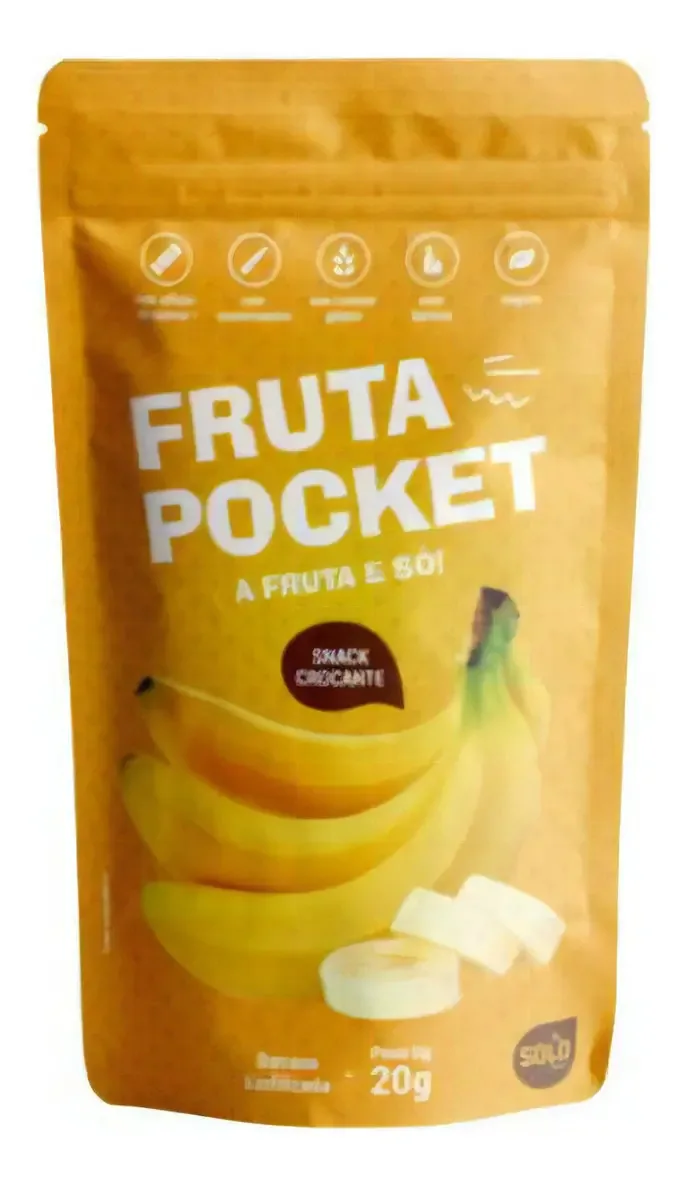Kit 3x: Snack De Banana Liofilizada Solo Snacks 20g