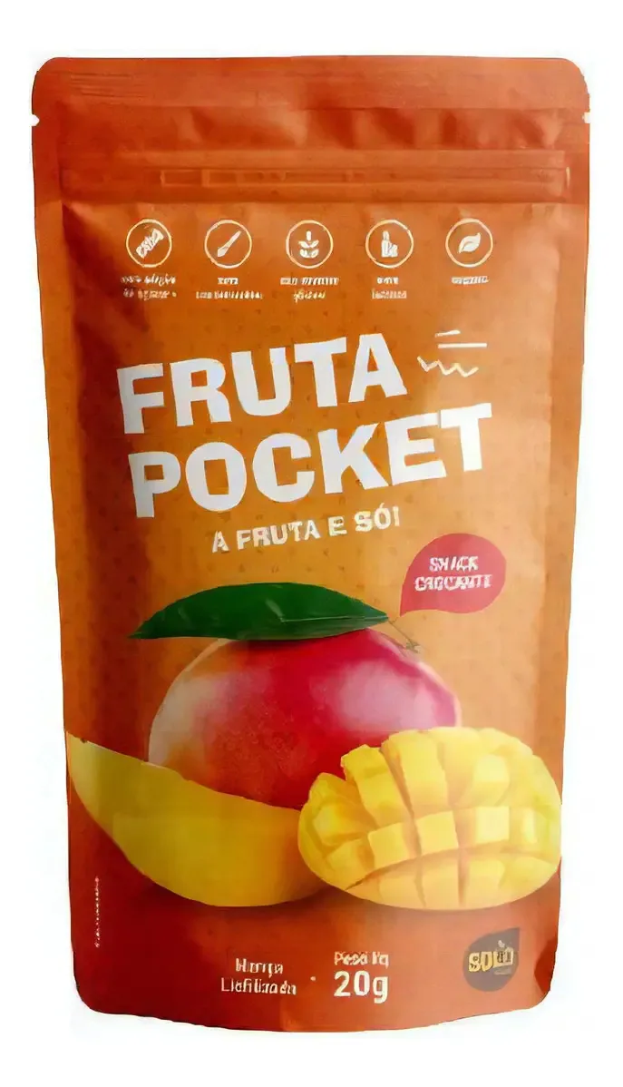 Kit 6x: Snack De Manga Liofilizada Solo Snacks 20g