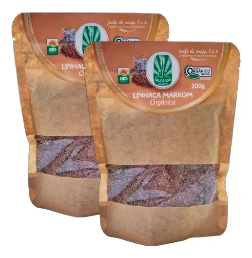 Kit 2x: Linhaça Marrom Orgânica Alvorada 200g