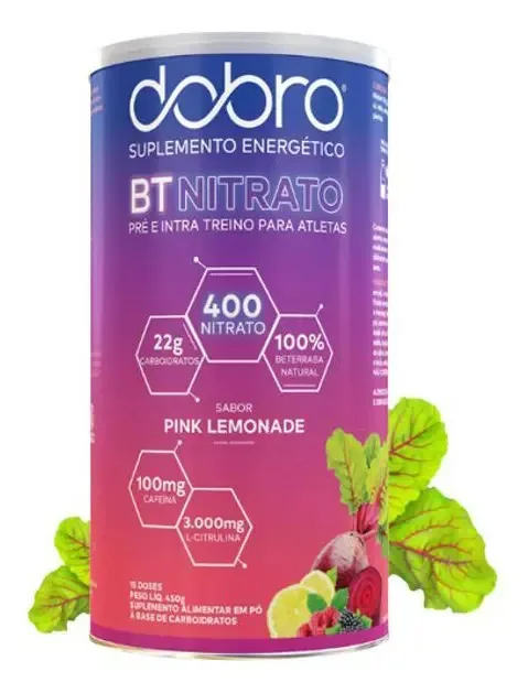 Kit 2x: Bt Nitrato Pink Lemonade Dobro 450g