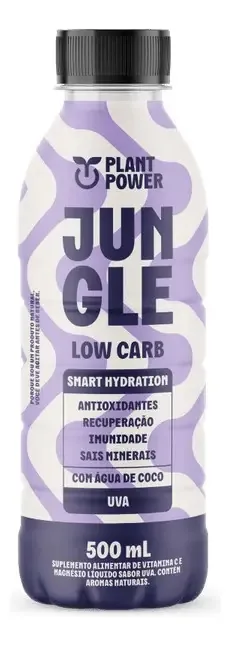 Kit 3x: Jungle Bebida Isotônica Low Carb Uva 500ml