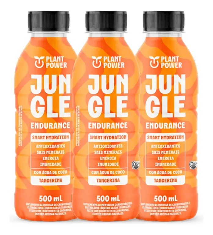 Kit 3x: Bebida Isotônica Low Carb Tangerina Jungle 500ml